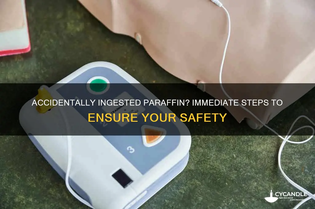 what to do if you accidentally drink paraffin