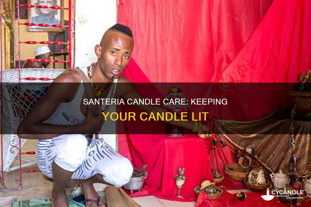 what to do when santeria candle goes out