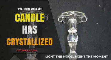 How to Fix a Crystallized Soy Candle