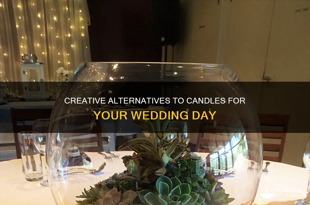 what to do when the venue does not allow candles