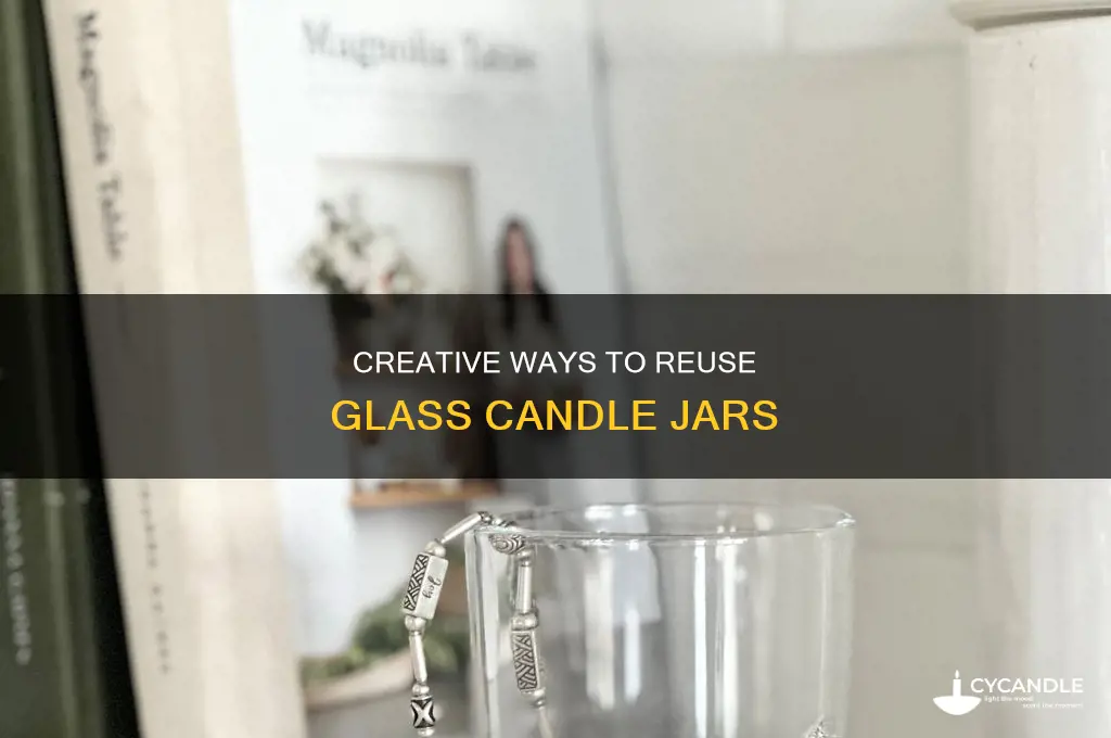what to do wit old glass candles