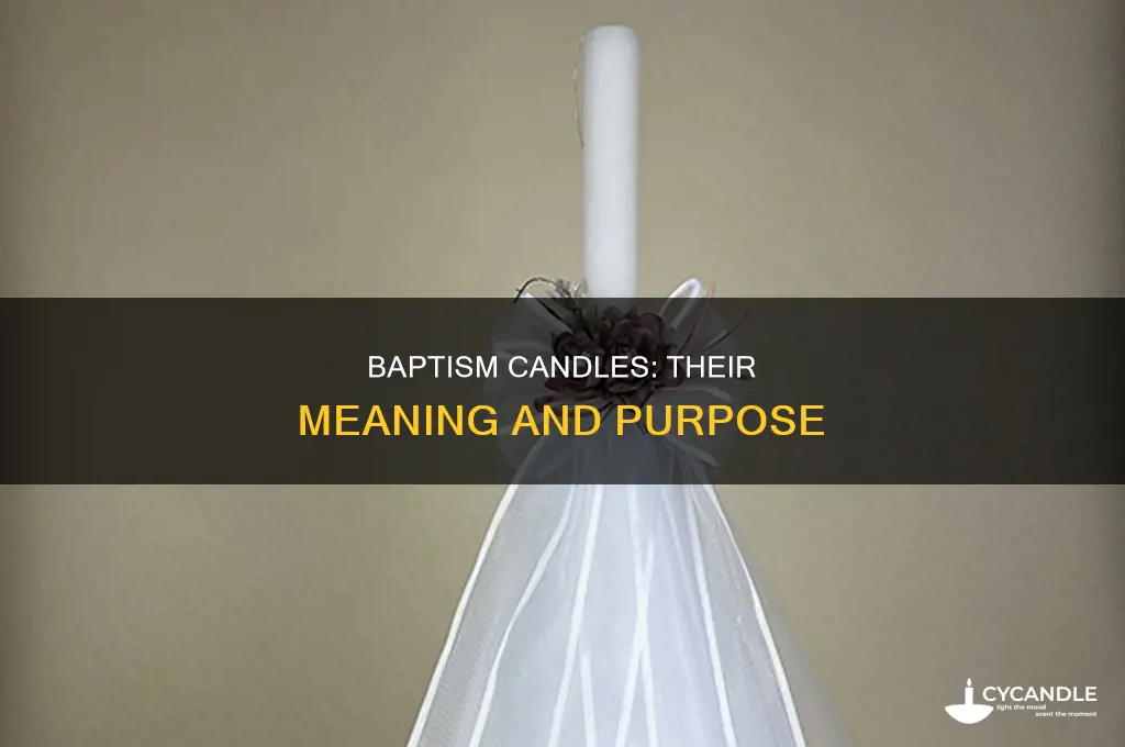 what to do with a baptism candle