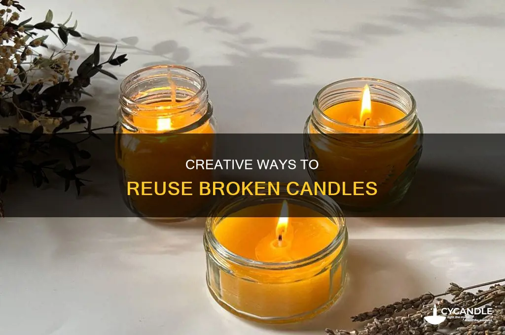 what to do with a broken candle