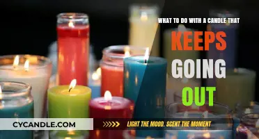 Troubleshooting a Candle That Keeps Going Out
