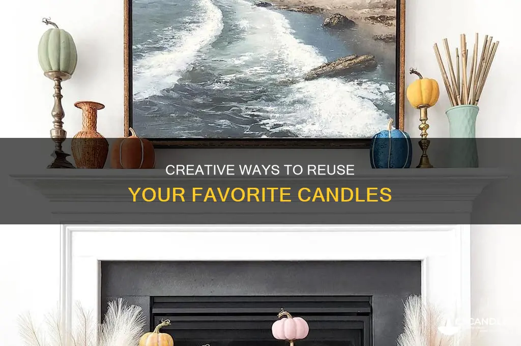what to do with a finished candle