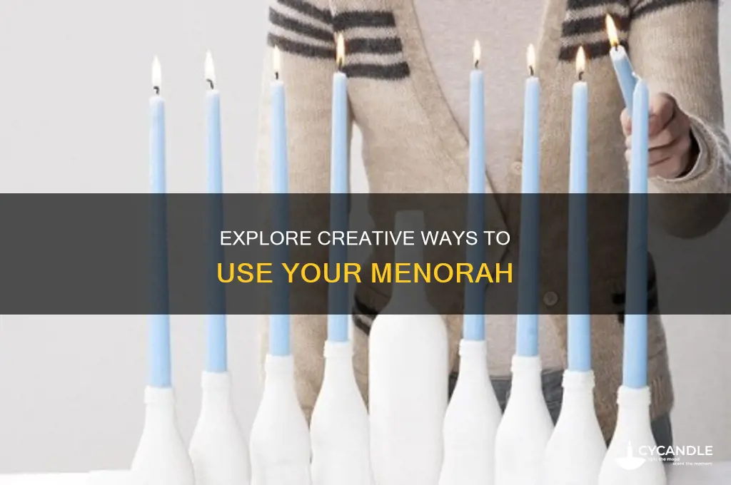 what to do with a menorah 7 candles