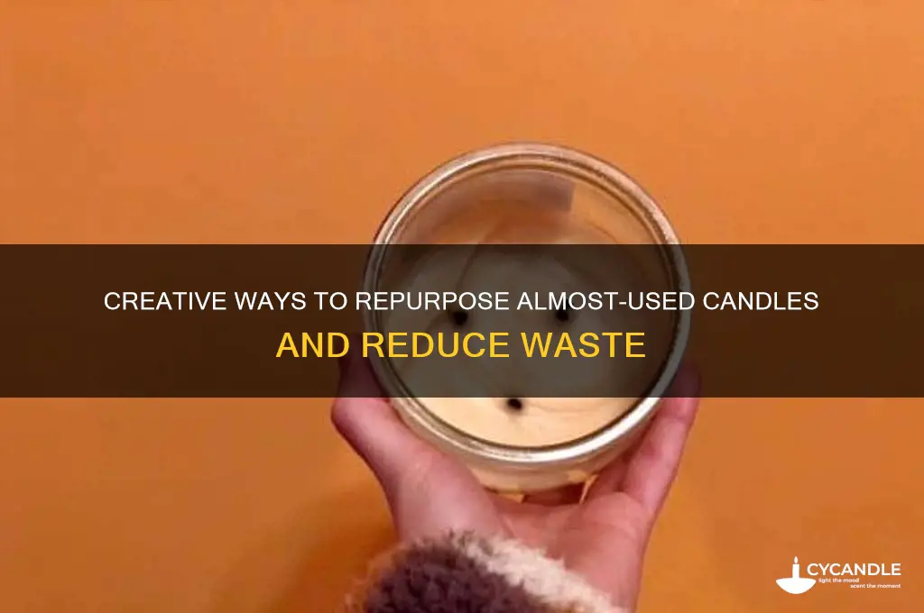what to do with almost used candles