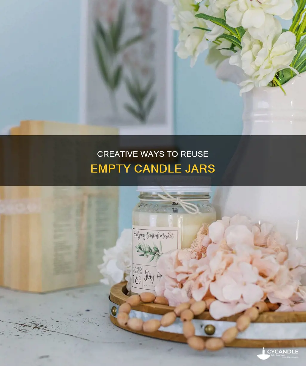what to do with an empty candle jar