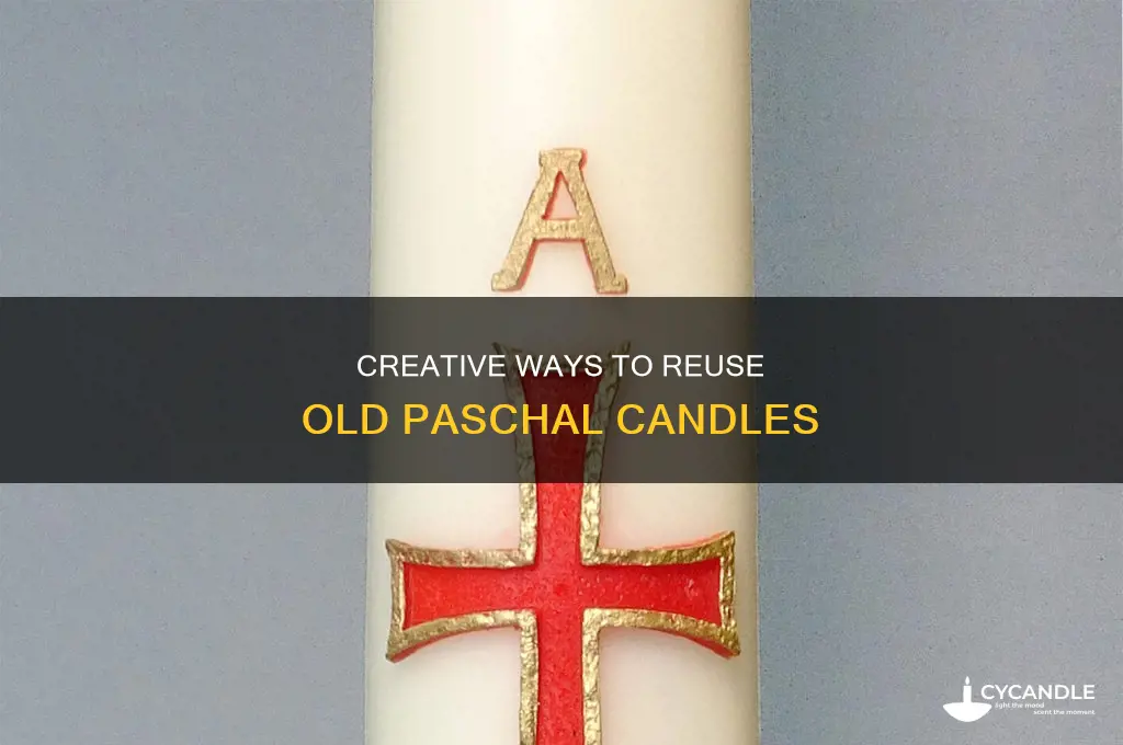 what to do with an old paschal candle