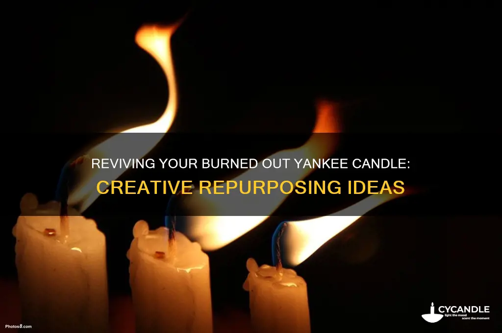 what to do with burned out yankee candle