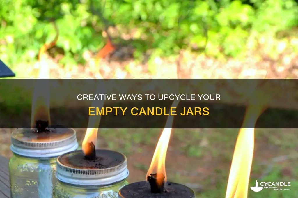what to do with burnt out candle jars