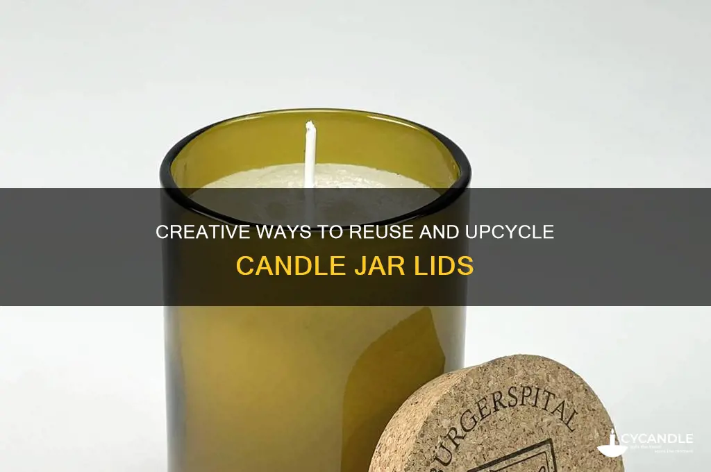 what to do with candle jar lids