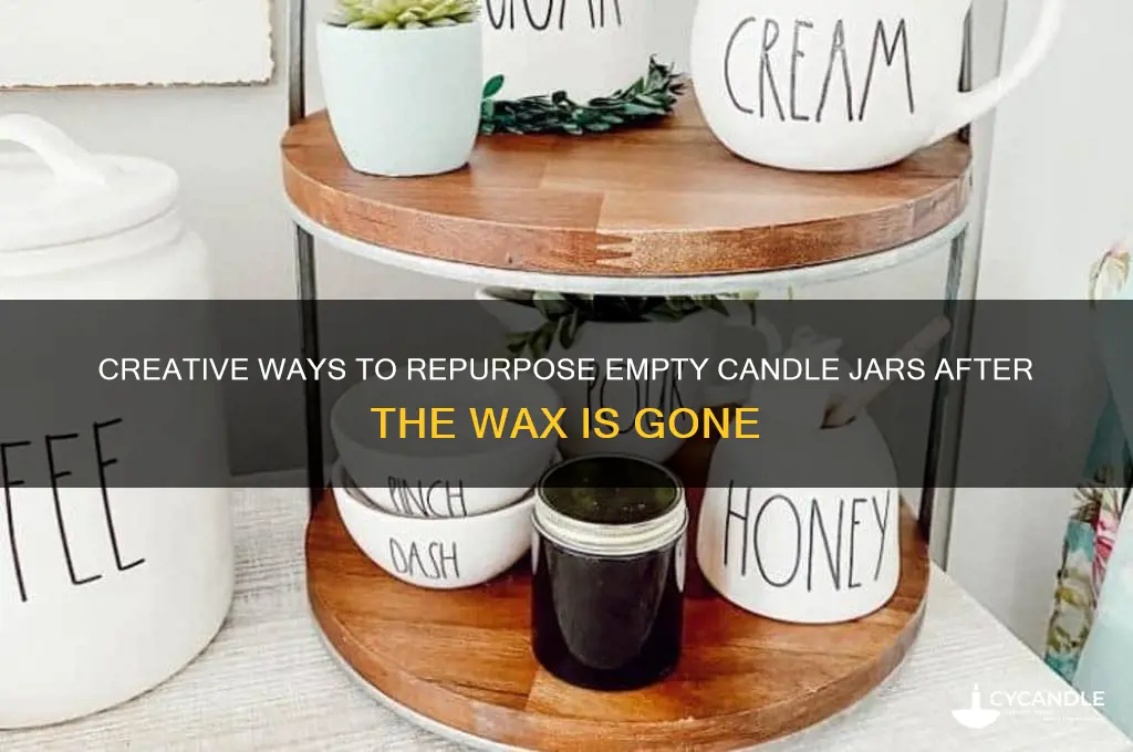 what to do with candle jar when wax is gone