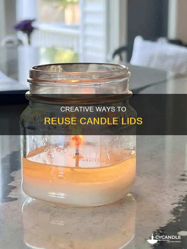 what to do with candle lids