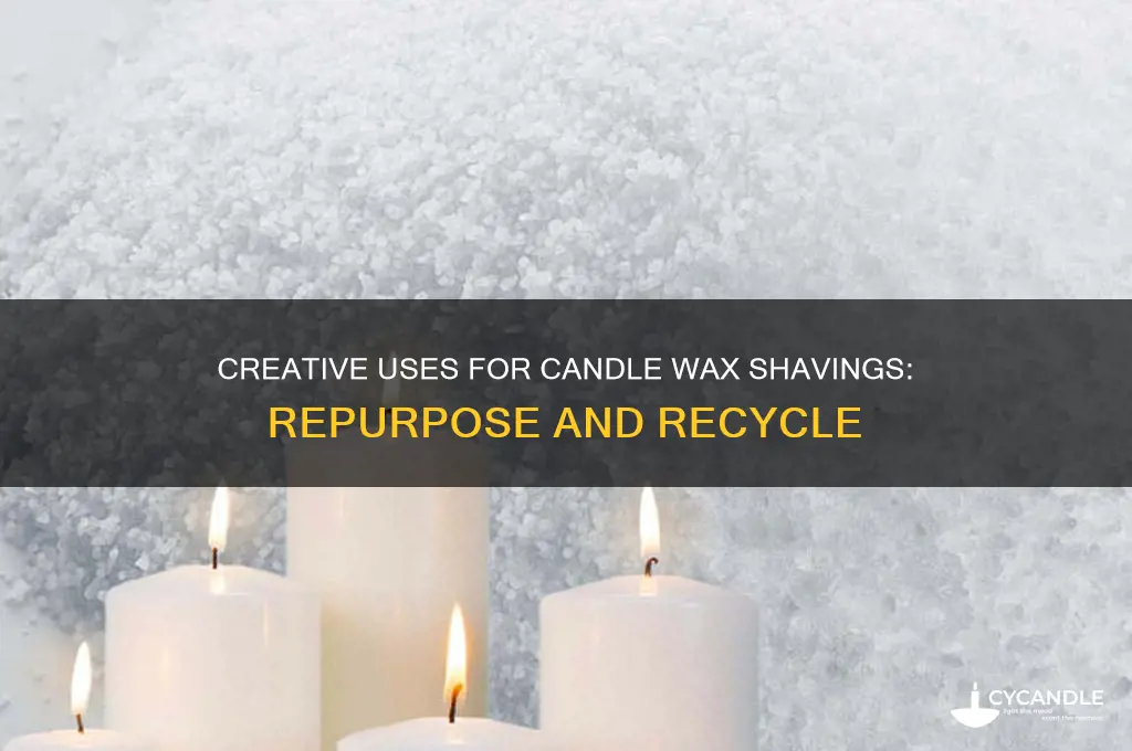 what to do with candle wax shavings