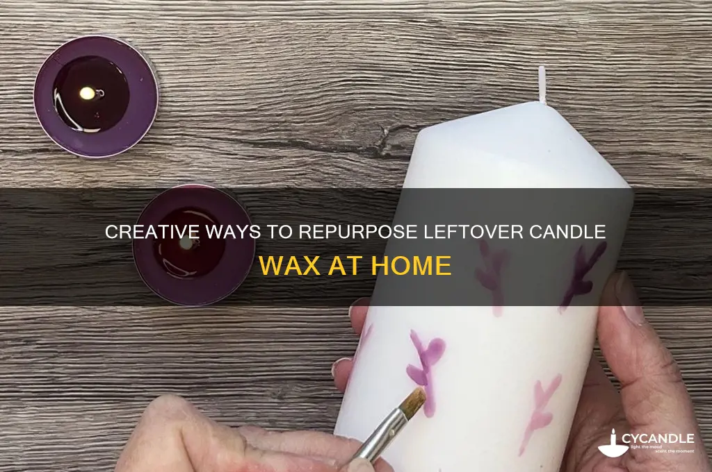 what to do with candle wax