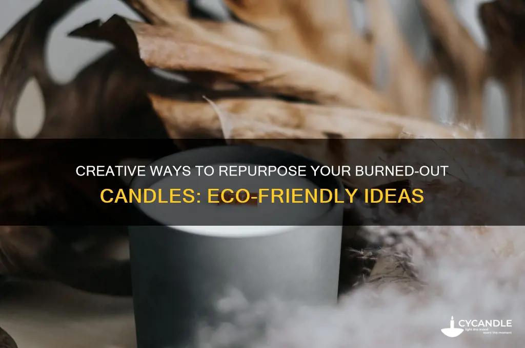 what to do with candle when burned