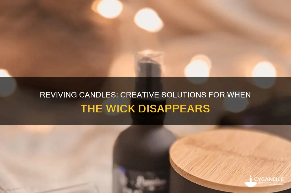 what to do with candles when wick is gone