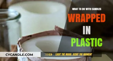 Unwrap and Upcycle: Creative Ways to Use Plastic-Wrapped Candles