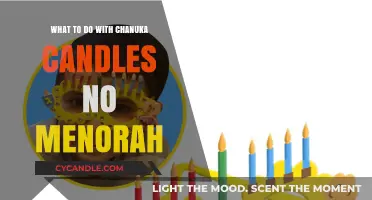 Creative Ways to Use Leftover Chanukah Candles