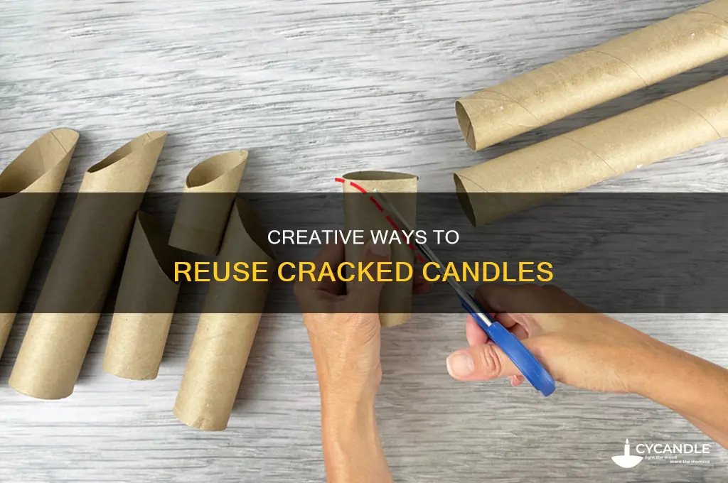 what to do with cracked candle