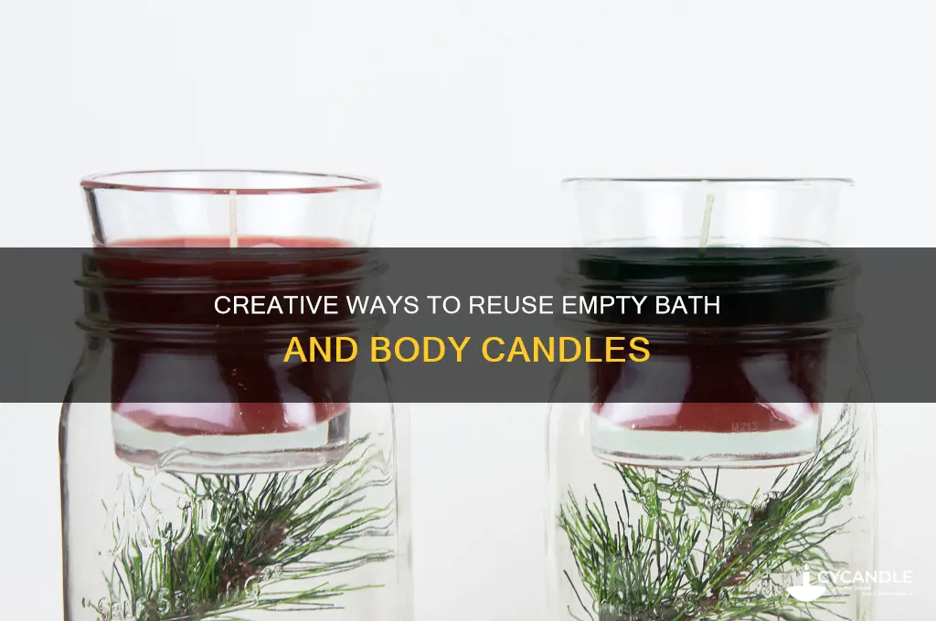 what to do with empty bath and body candles