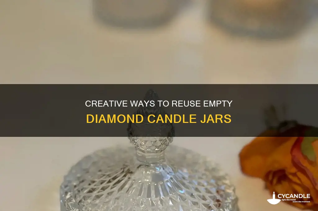 what to do with empty diamond candle jars