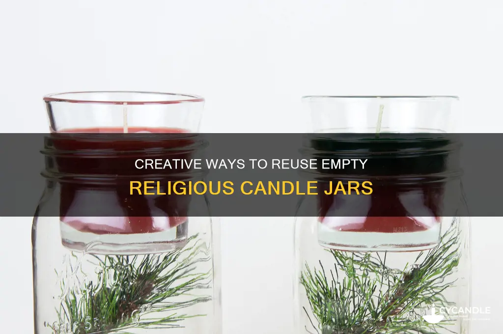 what to do with empty religious candle jars