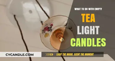 Creative Ways to Repurpose Empty Tea Light Candles