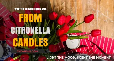 Creative Ways to Repurpose Extra Citronella Candle Wax at Home