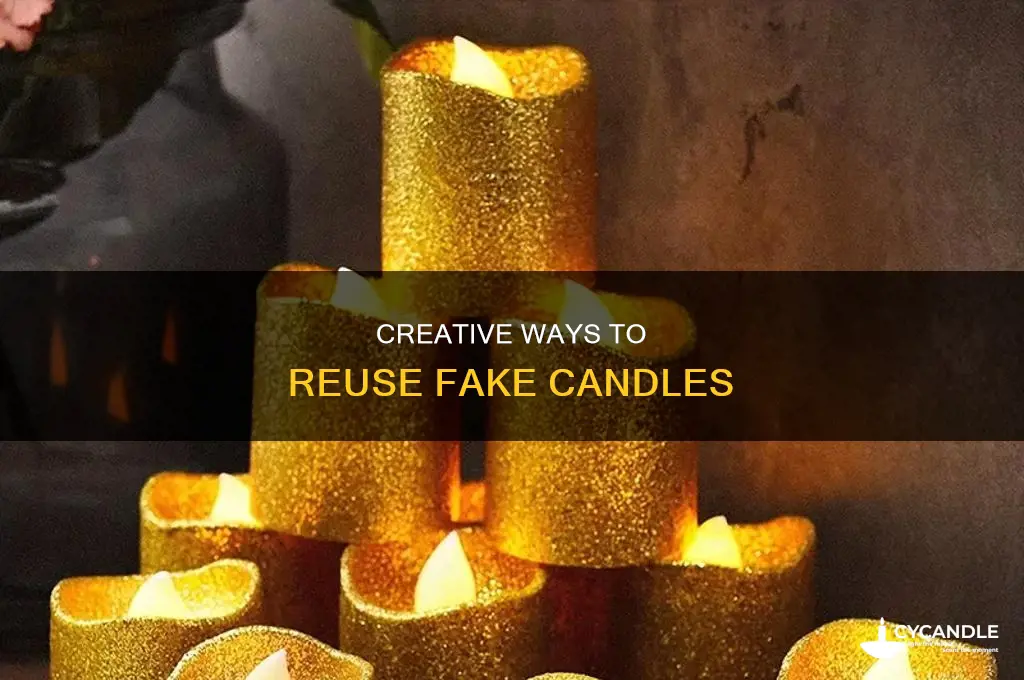 what to do with fake candles