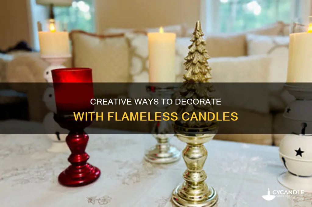 what to do with flameless candles