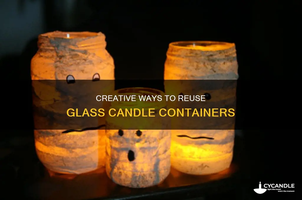 what to do with glass candle containers