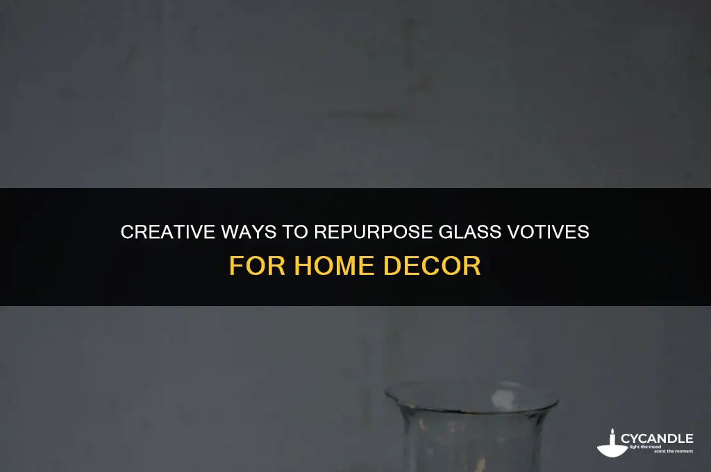 what to do with glass votives