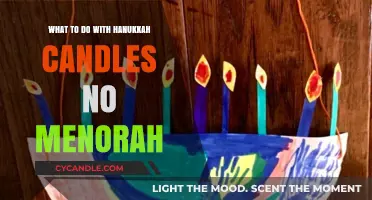 Creative Ways to Use Hanukkah Candles Without a Menorah