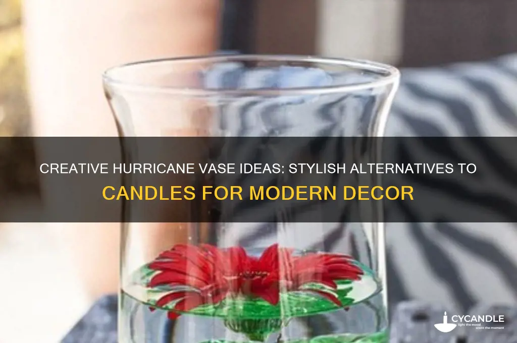 what to do with hurricane vase if cant use candles