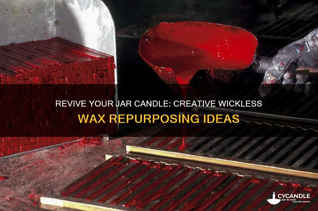 what to do with jar candle with no wick