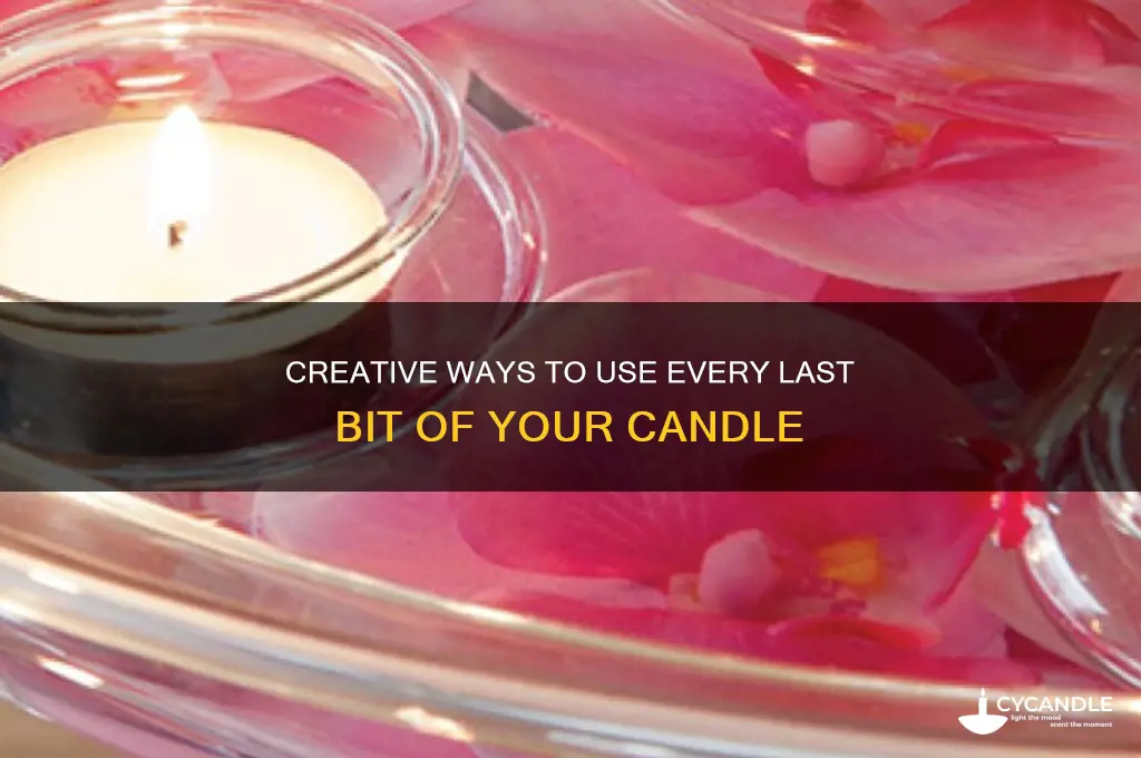what to do with last bit of candle