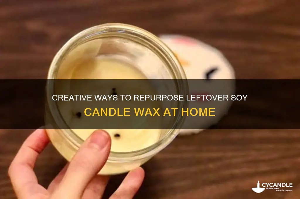 what to do with leftover soy candle wax