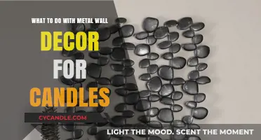 Creative Ways to Use Metal Wall Decor for Candles
