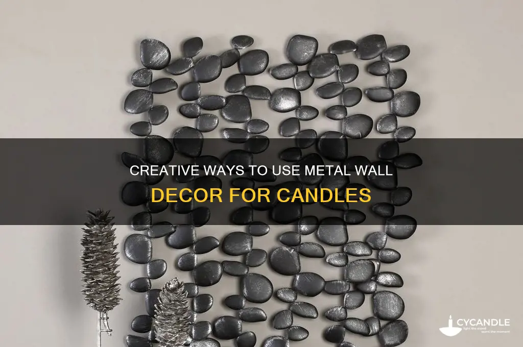 what to do with metal wall decor for candles