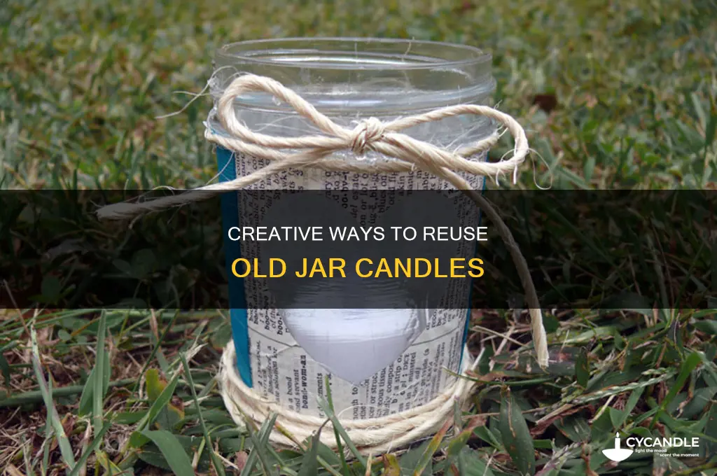 what to do with old candles in jar