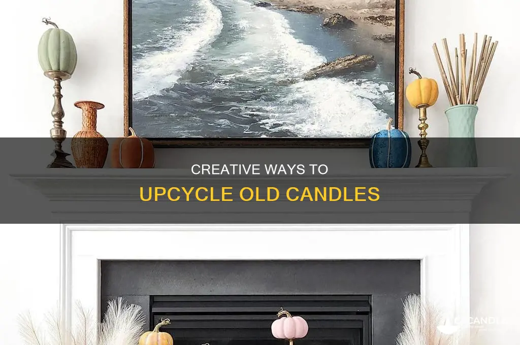what to do with old candles pintrest
