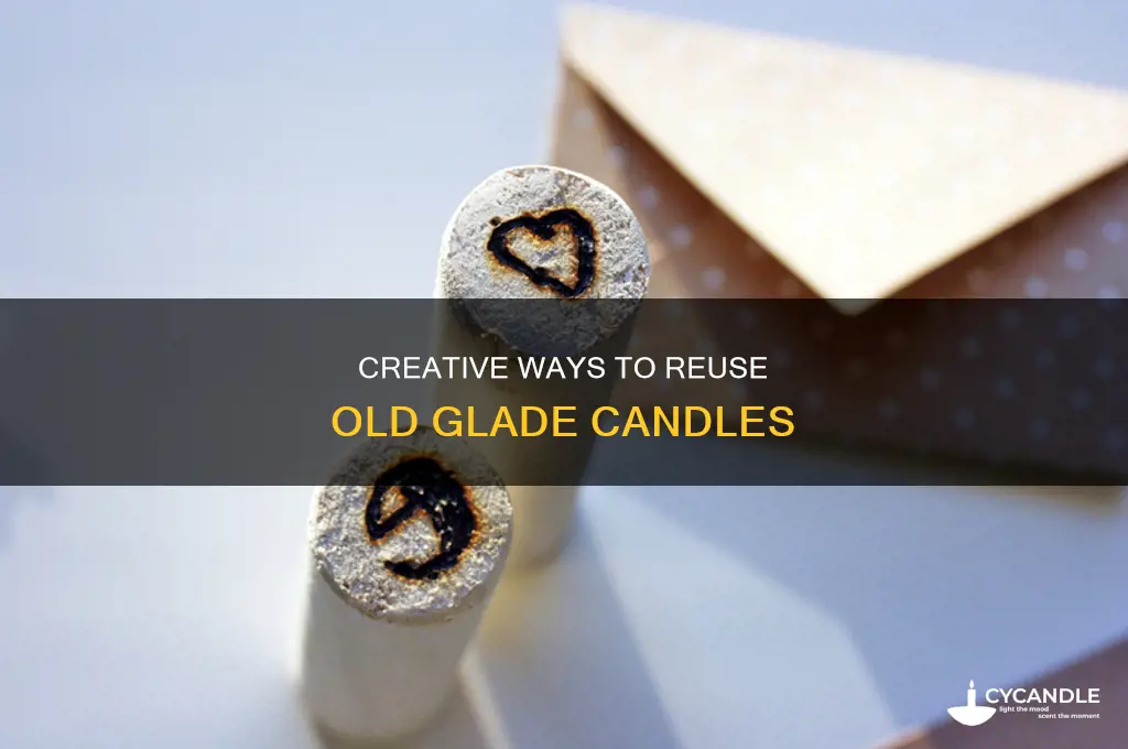 what to do with old glade candles