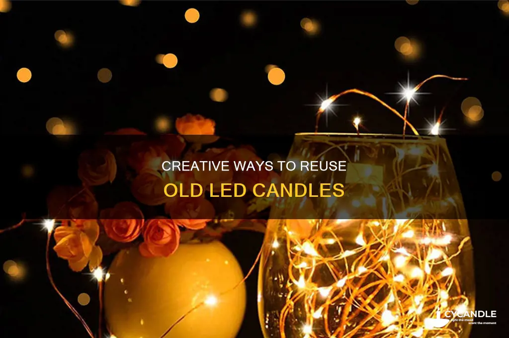 what to do with old led candles
