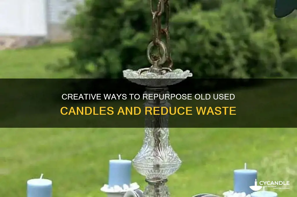 what to do with old used candles