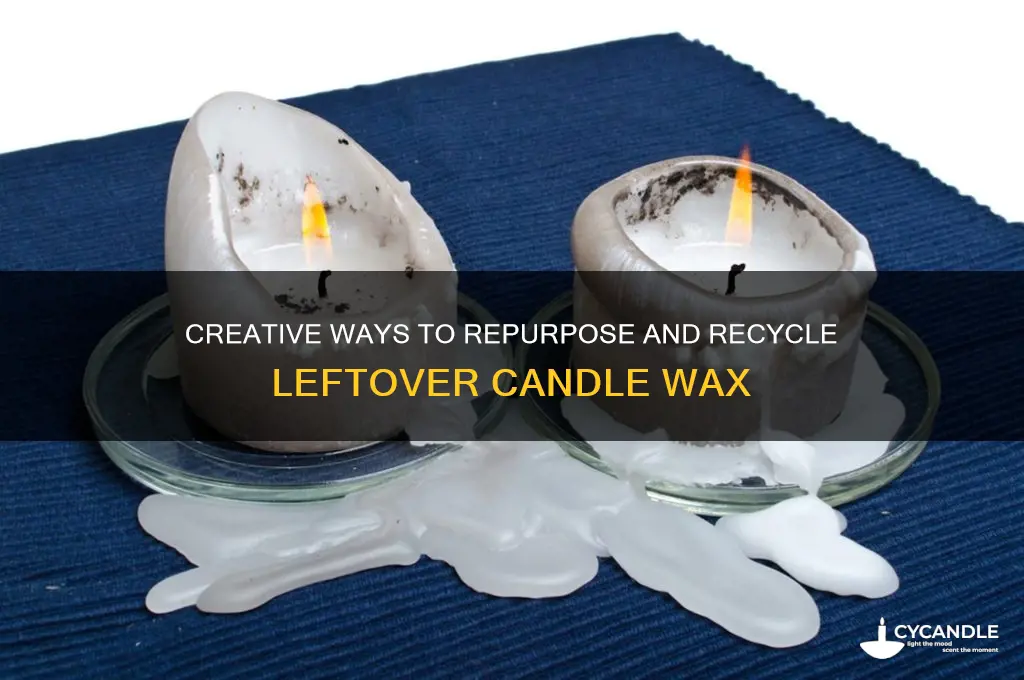 what to do with remaining candle wax