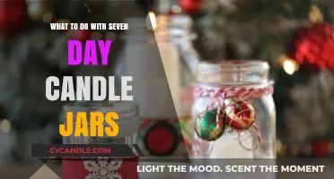 Creative Ways to Reuse Seven-Day Candle Jars