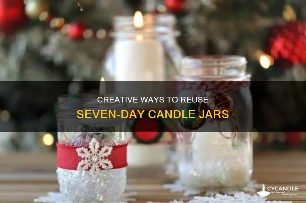 what to do with seven day candle jars
