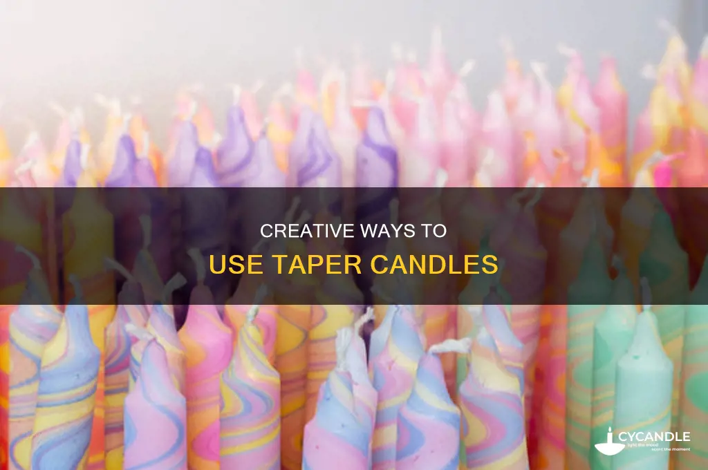 what to do with taper candles